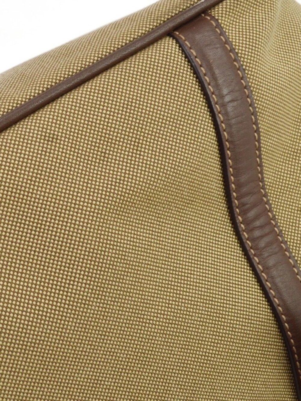 Prada Brown Logo Jacquard Tote Bag - Picture 5 of 11